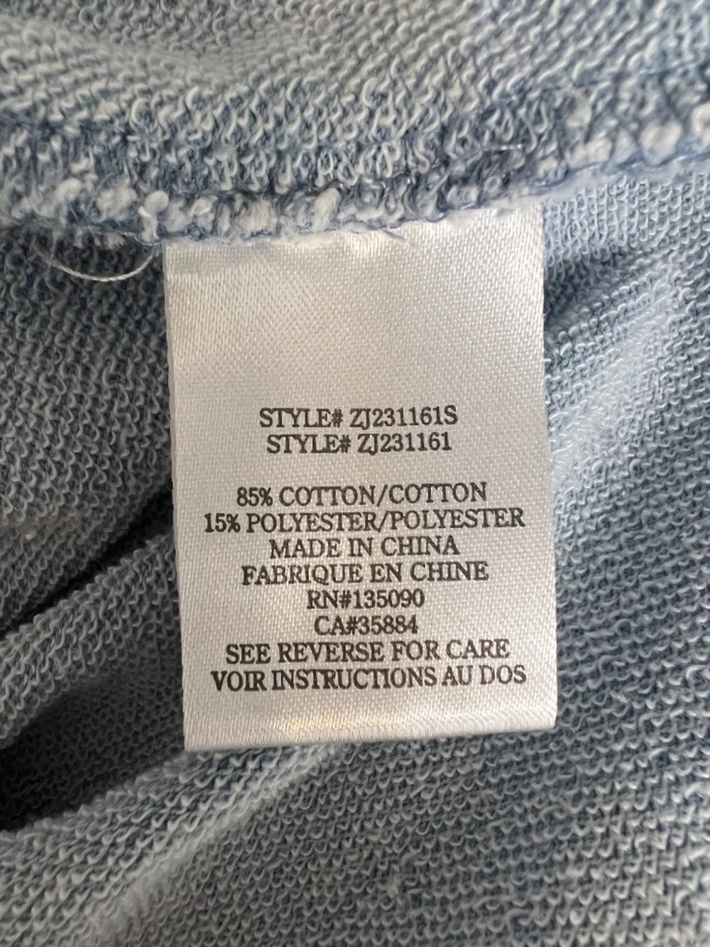 Z Supply All Day Knit Denim Shacket Washed Indigo Button Front (S) - Picture 5 of 5